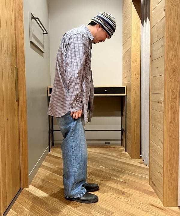 新里 京介さんの「BEAMS WOMEN｜BEAMS / ノルディック チェック シャツ」を使ったコーディネート