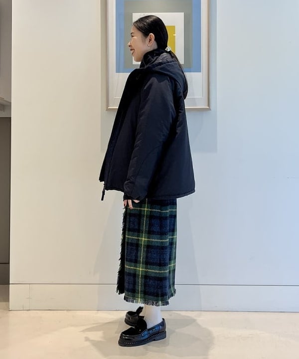 ミナミマリコさんの「BEAMS WOMEN｜BEAMS BOY / ミリタリー リブ ロングソックス」を使ったコーディネート