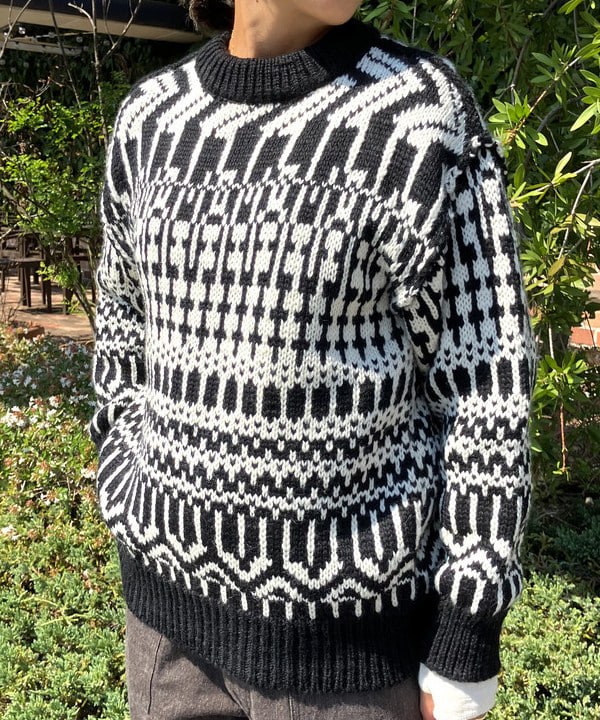 Loren Hand Knit Reversible Sweater
