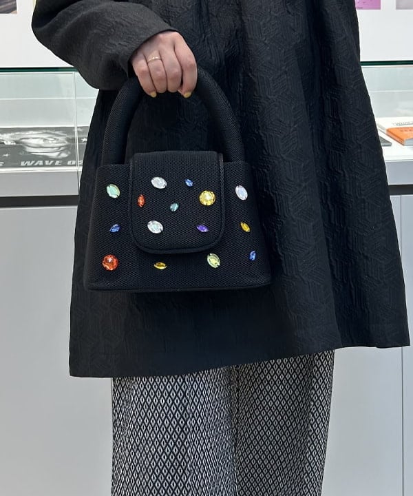 SAEさんの「BEAMS WOMEN｜Ray BEAMS / フクレ ジャカード スクエアネック ミニワンピース」を使ったコーディネート