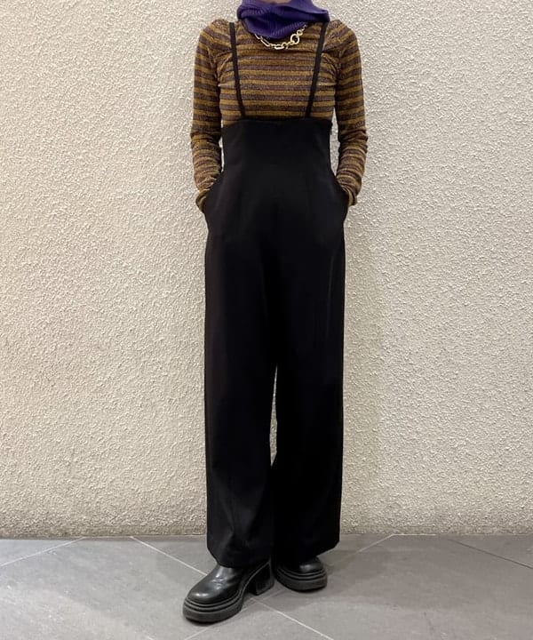 カタヤマ アヤさんの「BEAMS WOMEN｜キルティング ノーカラー ブルゾン」を使ったコーディネート