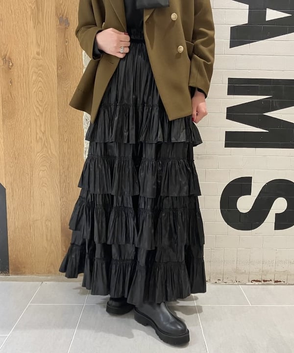CHIHIROさんの「BEAMS WOMEN｜オーガンジー リボンブラウス」を使ったコーディネート