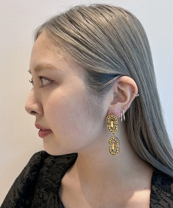 ADER.bijoux × RBS / 別注 ダブル モチーフ ピアス-