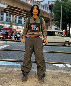 BEAMS（ビームス）C.E / OVERDYE ZIP CARGO PANTS（パンツ カジュアル