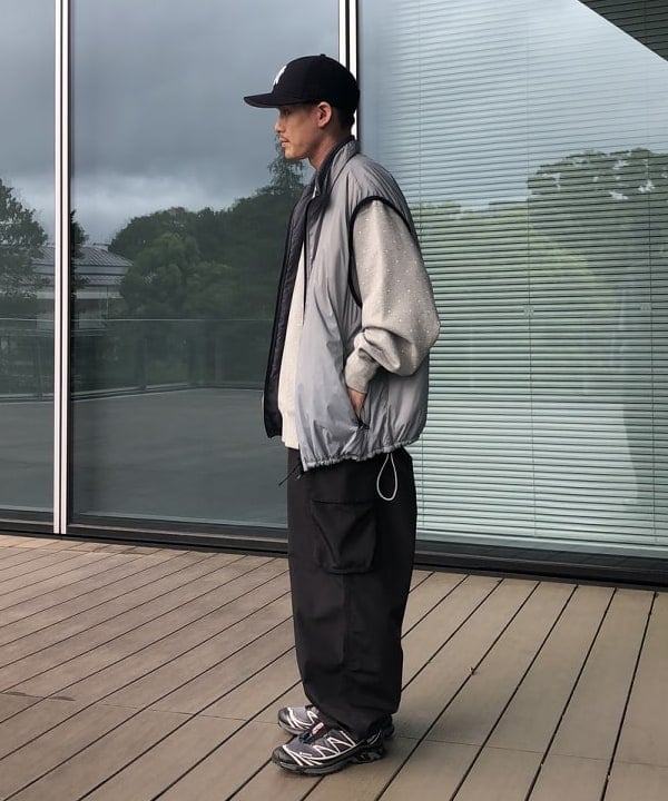 ホサカさんの「BEAMS WOMEN｜【ビームスの百名品】NEW ERA &times; BEAMS / 別注 9Fifty Retro Crown Cap」を使ったコーディネート