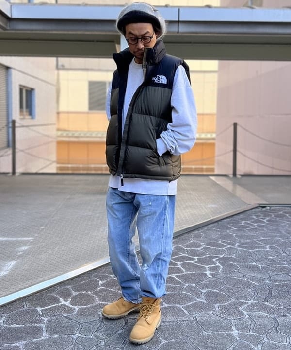 ザキサンさんの「BEAMS WOMEN｜THE NORTH FACE / Nuptse Vest」を使ったコーディネート
