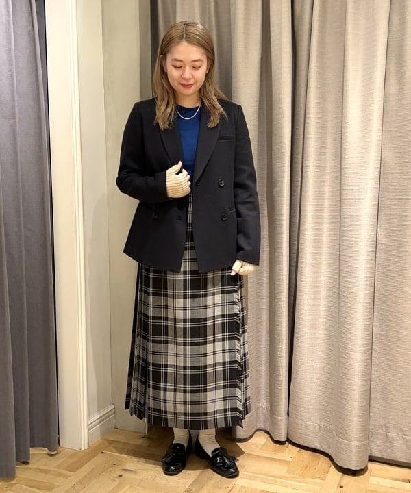 千田 静香さんの「BEAMS WOMEN｜PHILIPPE AUDIBERT / ALBA ネックレス シルバー」を使ったコーディネート