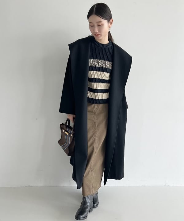 隈元 楓さんの「BEAMS WOMEN｜upper hights × Demi-Luxe BEAMS / 別注THE HERENA スカート」を使ったコーディネート