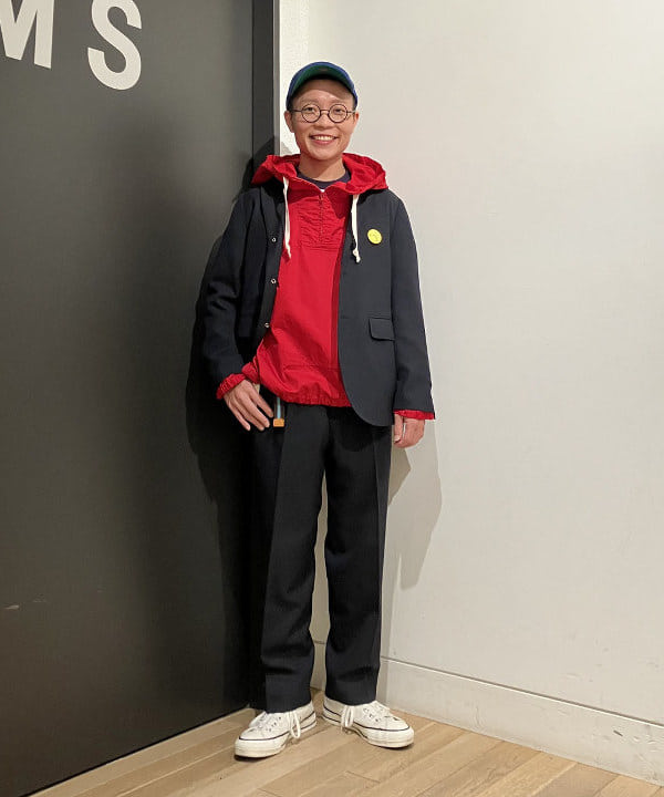 土田 達也さんの「BEAMS WOMEN｜BEAMS BOY / ポリエステル ウール 3ボタン ブレザー」を使ったコーディネート