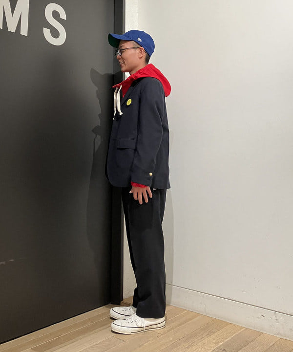 土田 達也さんの「BEAMS WOMEN｜BEAMS BOY / ポリエステル ウール 3ボタン ブレザー」を使ったコーディネート