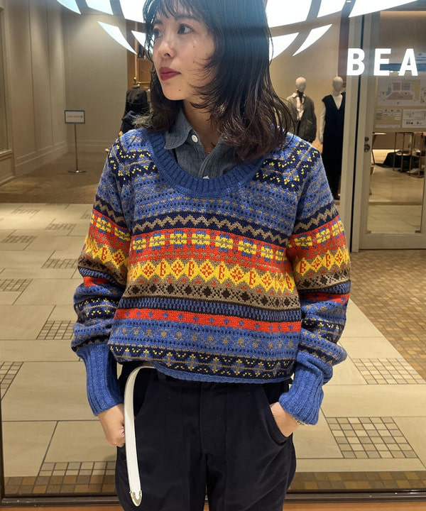 サワイさんの「BEAMS WOMEN｜【別注】BUZZ RICKSON'S / シャンブレー ロングスリーブ シャツ」を使ったコーディネート
