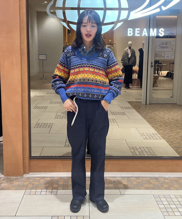 サワイさんの「BEAMS WOMEN｜【別注】BUZZ RICKSON'S / シャンブレー ロングスリーブ シャツ」を使ったコーディネート