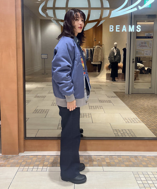 サワイさんの「BEAMS WOMEN｜【別注】BUZZ RICKSON'S / シャンブレー ロングスリーブ シャツ」を使ったコーディネート