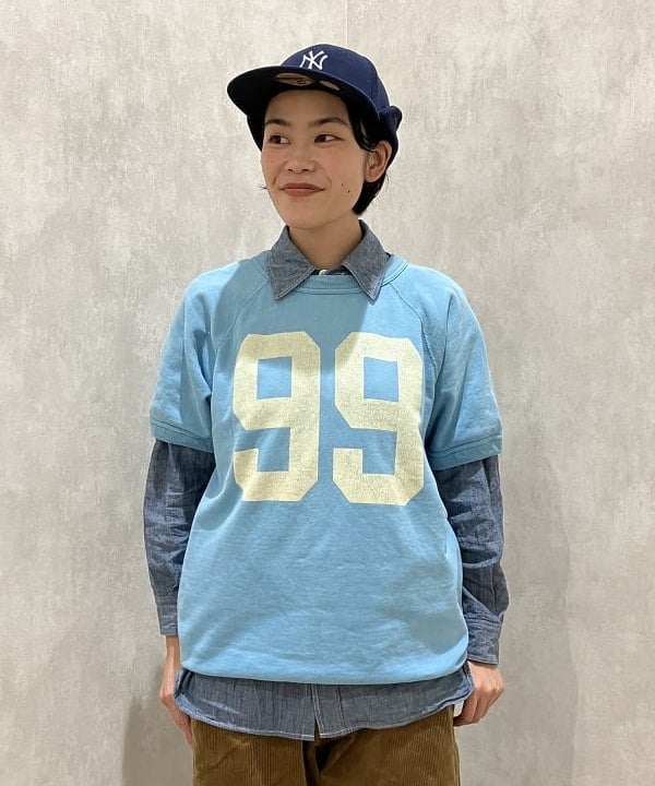葵さんの「BEAMS WOMEN｜【別注】BUZZ RICKSON'S / シャンブレー ロングスリーブ シャツ」を使ったコーディネート
