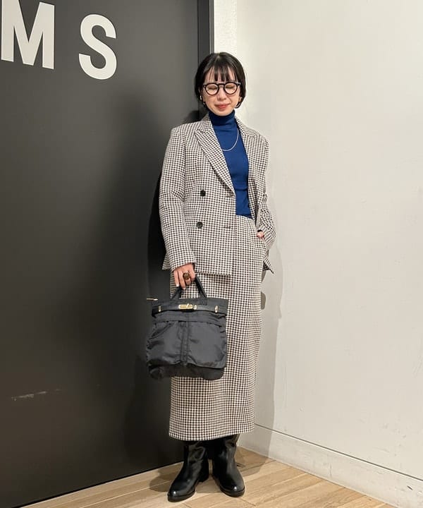 佐藤 美樹さんの「BEAMS WOMEN｜Demi-Luxe BEAMS / ジョッキー ロングブーツ」を使ったコーディネート