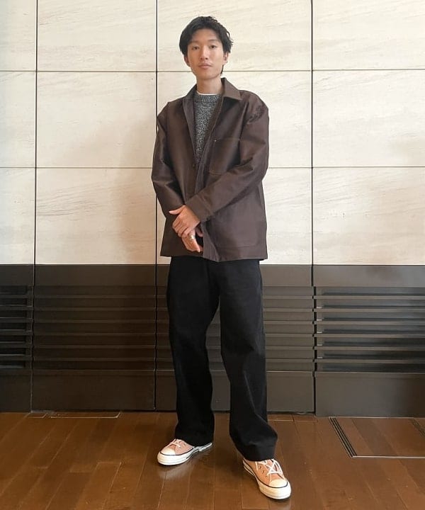 BEAMS LIGHTS オリジナル モールスキン カバーオール ジャケット M BEAMS LIGHTS（ビームスライツ）の「BEAMS LIGHTS / オリジナル