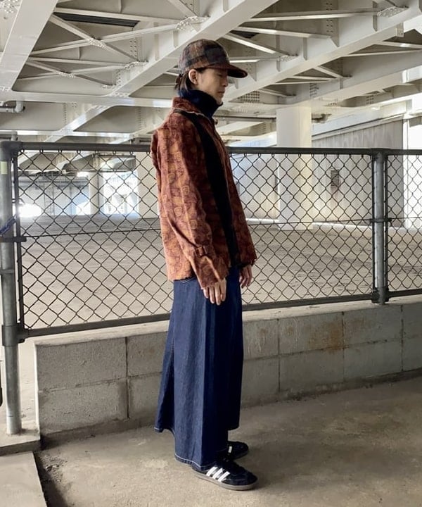 翔さんの「BEAMS WOMEN｜BEAMS BOY / デニム 5ポケット マキシスカート」を使ったコーディネート