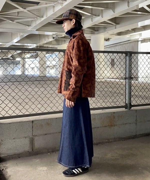 翔さんの「BEAMS WOMEN｜BEAMS BOY / デニム 5ポケット マキシスカート」を使ったコーディネート