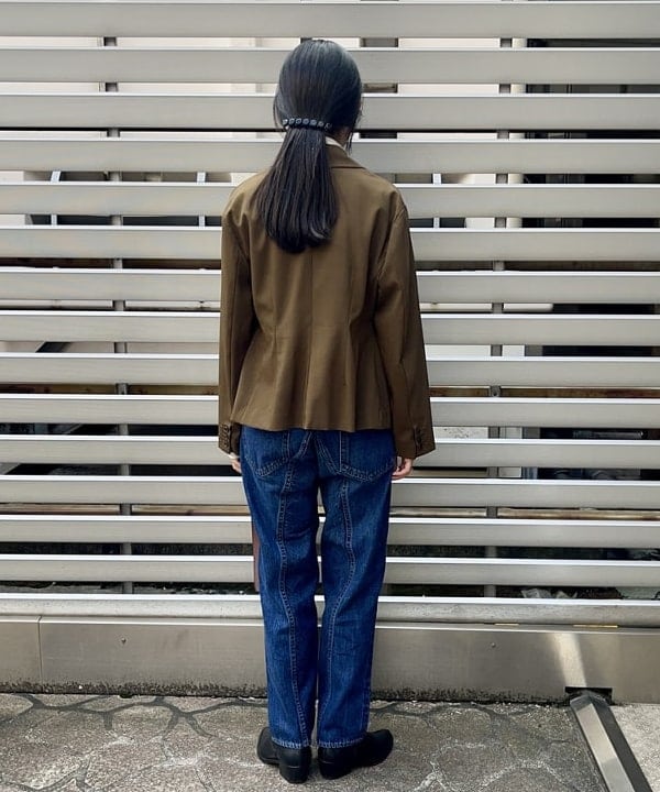 ミナミマリコさんの「BEAMS WOMEN｜Monitaly / Extra Long 3/4 Clincher Belt」を使ったコーディネート