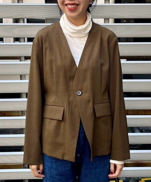 ミナミマリコさんの「BEAMS WOMEN｜Monitaly / Extra Long 3/4 Clincher Belt」を使ったコーディネート