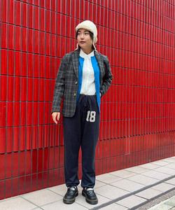 BEAMS BOY（ビームス ボーイ）BEAMS BOY / ロゴ イージーパンツ 23FW