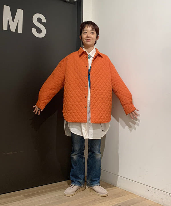 矢野(青木)優香さんの「BEAMS WOMEN｜BEAMS BOY / ボーイ メモリープリント ワンピース」を使ったコーディネート