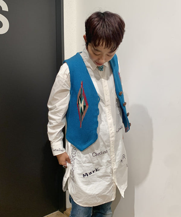 矢野(青木)優香さんの「BEAMS WOMEN｜BEAMS BOY / ボーイ メモリープリント ワンピース」を使ったコーディネート