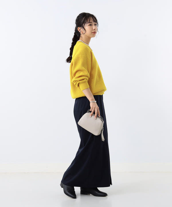 佐藤 美樹さんの「BEAMS WOMEN｜GIANNI CHIARINI / ALIFA レザーショルダーバッグ S」を使ったコーディネート