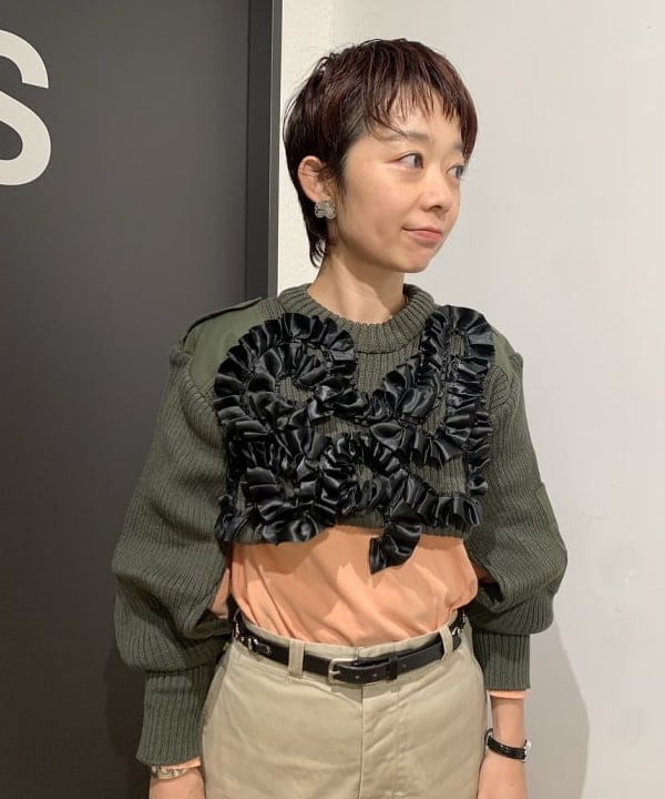 矢野(青木)優香さんの「BEAMS WOMEN｜BEAMS BOY / がま口 ビッグ ポーチ」を使ったコーディネート