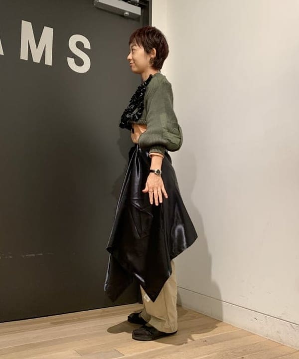 矢野(青木)優香さんの「BEAMS WOMEN｜BEAMS BOY / がま口 ビッグ ポーチ」を使ったコーディネート