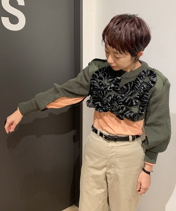 矢野(青木)優香さんの「BEAMS WOMEN｜BEAMS BOY / がま口 ビッグ ポーチ」を使ったコーディネート