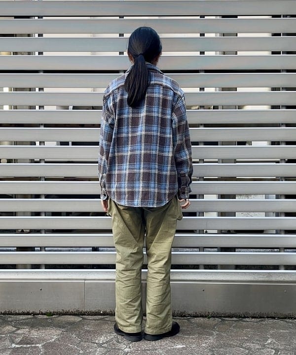 ミナミマリコさんの「BEAMS WOMEN｜BEAMS BOY / リブ タートル ロングスリーブ」を使ったコーディネート