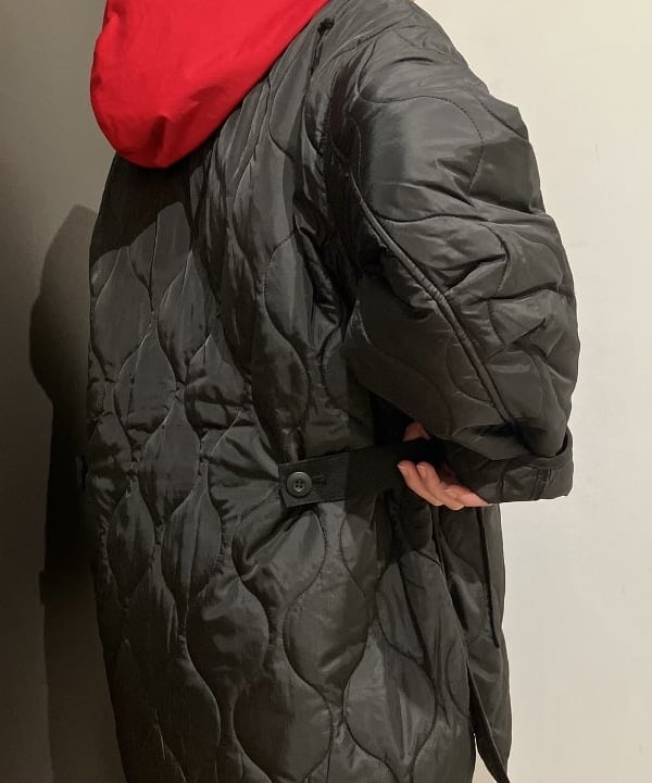 土田 達也さんの「BEAMS WOMEN｜キルティング ノーカラー ブルゾン」を使ったコーディネート