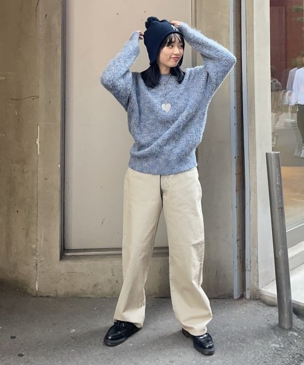 BEAMS / 別注 Ear Flap Pom-Pom Knit Cap