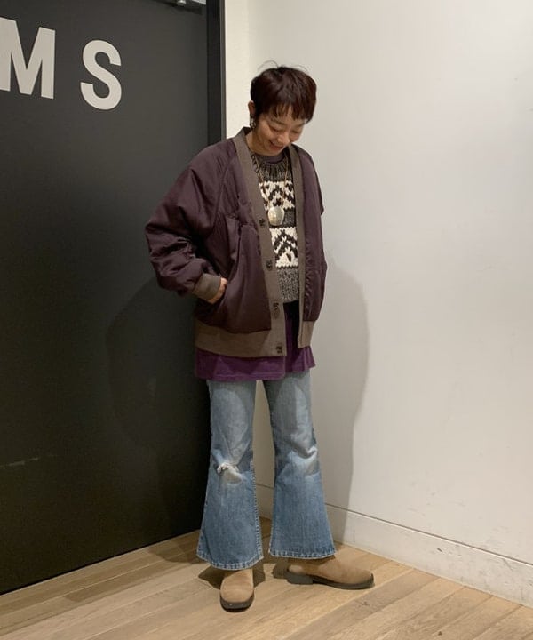 矢野(青木)優香さんの「BEAMS WOMEN｜」を使ったコーディネート