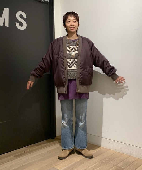 矢野(青木)優香さんの「BEAMS WOMEN｜」を使ったコーディネート