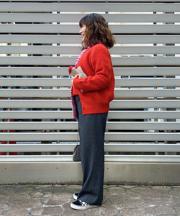 まつむさんの「BEAMS WOMEN｜BEAMS BOY / がま口 ビッグ ポーチ」を使ったコーディネート