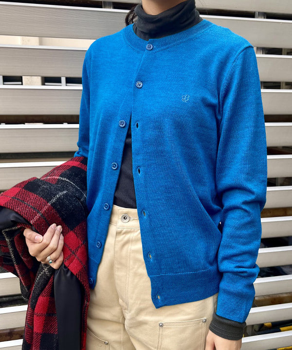 ミナミマリコさんの「BEAMS WOMEN｜BEAMS BOY / リブ タートル ロングスリーブ」を使ったコーディネート
