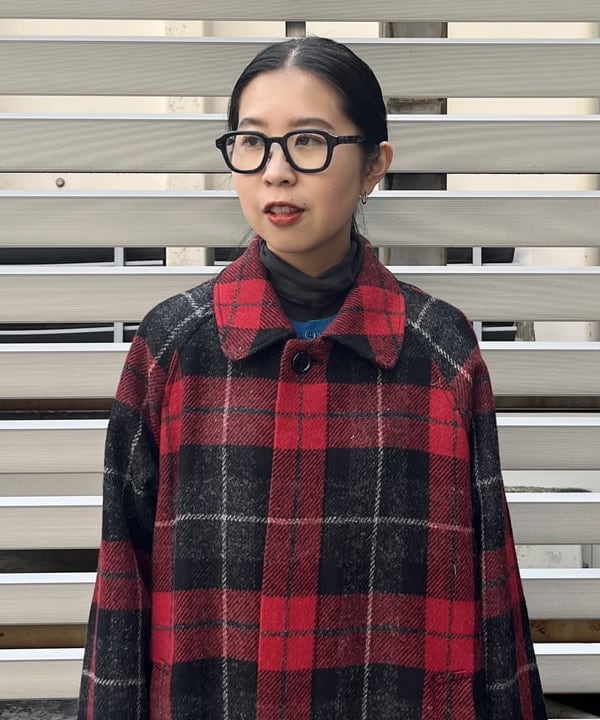 ミナミマリコさんの「BEAMS WOMEN｜BEAMS BOY / リブ タートル ロングスリーブ」を使ったコーディネート