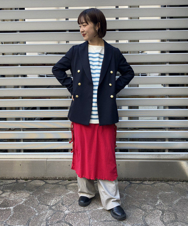 AUBERGE × Demi-Luxe BEAMS / 別注 BIG CHARLOTTE ボーダーカットソー