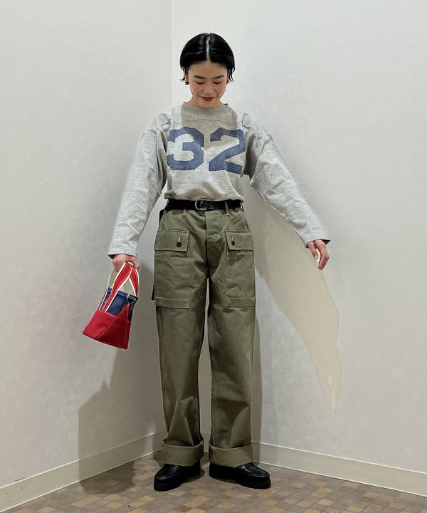 葵さんの「BEAMS WOMEN｜L.L.Bean × BEAMS PLUS ＆ BEAMS BOY / Deep Bottom Deluxe Boat and Tote Mini」を使ったコーディネート