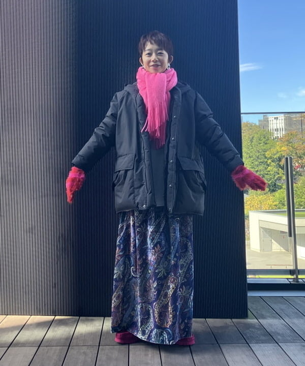 矢野(青木)優香さんの「BEAMS WOMEN｜BEAMS BOY / ラメ リブ クルー ソックス NEW」を使ったコーディネート