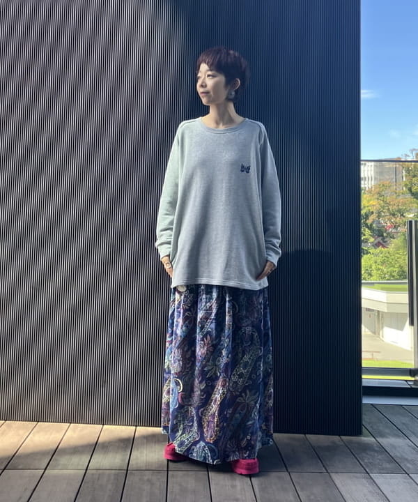 矢野(青木)優香さんの「BEAMS WOMEN｜BEAMS BOY / ラメ リブ クルー ソックス NEW」を使ったコーディネート
