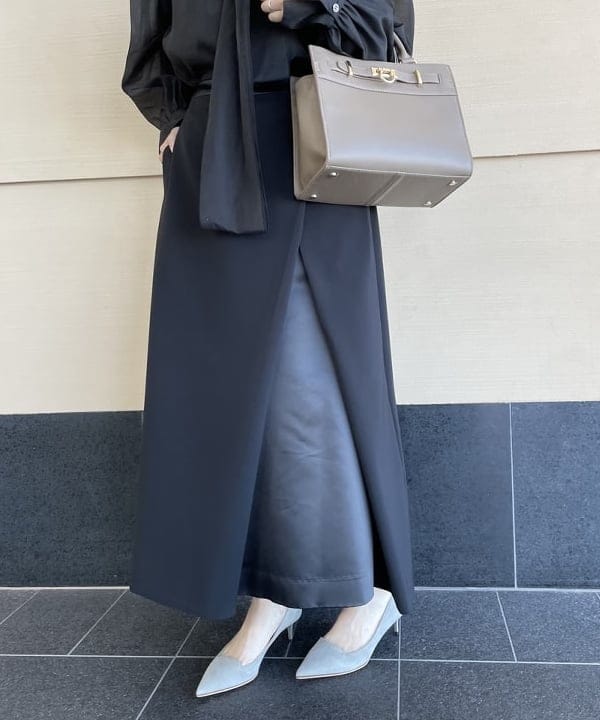 住吉　明佳さんの「BEAMS WOMEN｜オーガンジー リボンブラウス」を使ったコーディネート