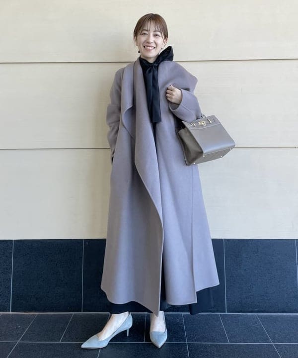 住吉　明佳さんの「BEAMS WOMEN｜オーガンジー リボンブラウス」を使ったコーディネート