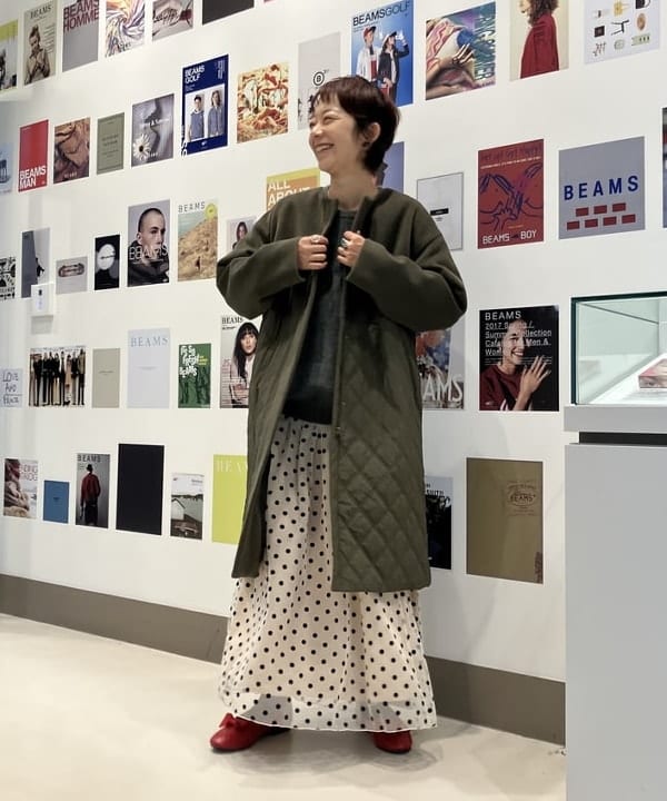 矢野(青木)優香さんの「BEAMS WOMEN｜BEAMS BOY / オペラ パンプス」を使ったコーディネート