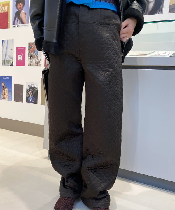 マツド ユメカさんの「BEAMS WOMEN｜Ray BEAMS / キルティング パンツ」を使ったコーディネート