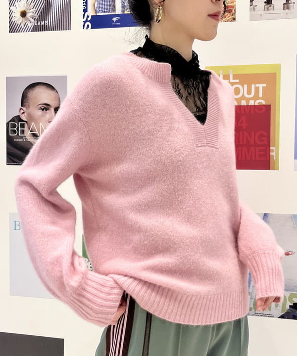 kigoさんの「BEAMS WOMEN｜Ray BEAMS / ストレッチ レース ハイネック トップス」を使ったコーディネート