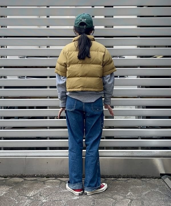 ミナミマリコさんの「BEAMS WOMEN｜BEAMS BOY / リブ タートル ロングスリーブ」を使ったコーディネート