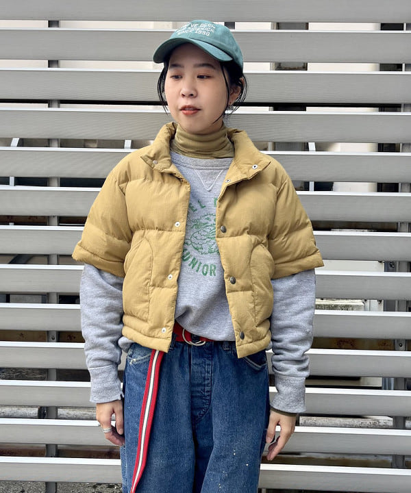 ミナミマリコさんの「BEAMS WOMEN｜BEAMS BOY / リブ タートル ロングスリーブ」を使ったコーディネート